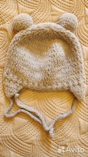 Шапка вязаная для мальчика