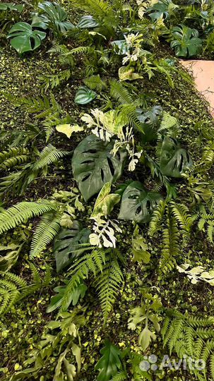 Искусственное озеленение кафе