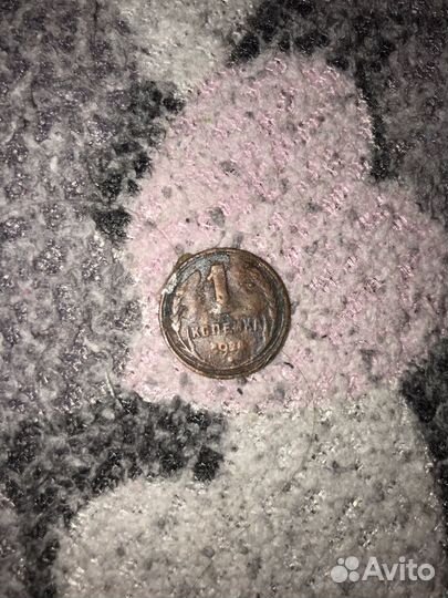 Монеты СССР 1 копейка 1922года