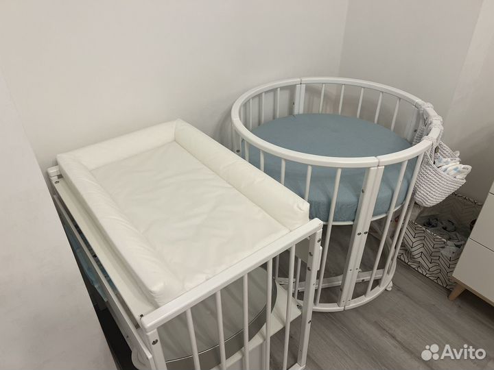 Матрас на пеленальный столик IKEA (+два чехла)