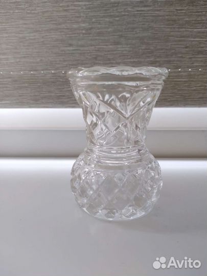 Хрустальная ваза, миниатюра, Чехия