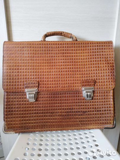 Портфель Ретро, кожаный