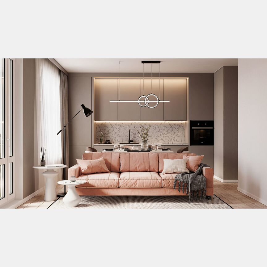 1-к. квартира, 46,2 м², 9/12 эт.