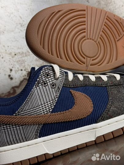 Кроссовки Nike Dunk Low Tweed Corduroy Оригинал