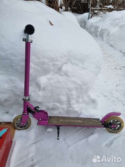 Детский снегокат самокат