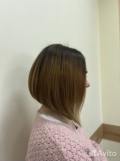 Стрижка окрашивание женское