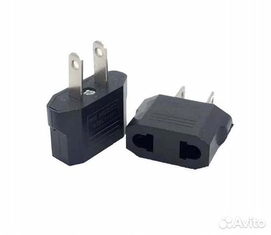 Переходник с розетки США на розетку Россия, Европа