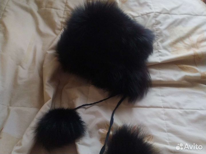 Шапка новая песец