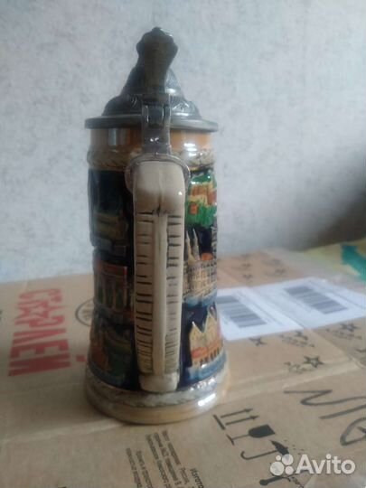 Керамическая пивная коллекционная кружка Германия