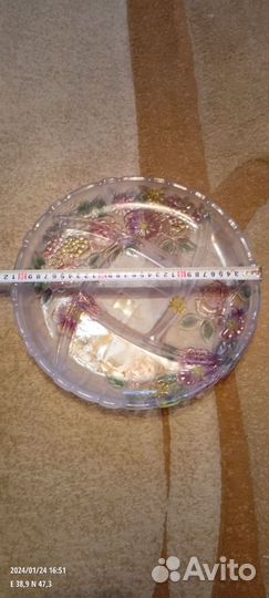 Менажница стеклянная