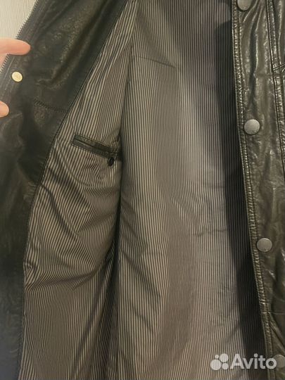 Кожаная куртка мужская