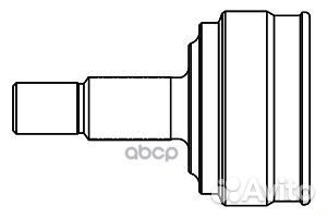 Шрус hyundai getz 1.1-1.6 02-11 нар. +ABS 82409