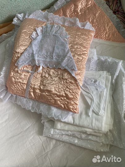 Конверт на выписку для девочки осень лето