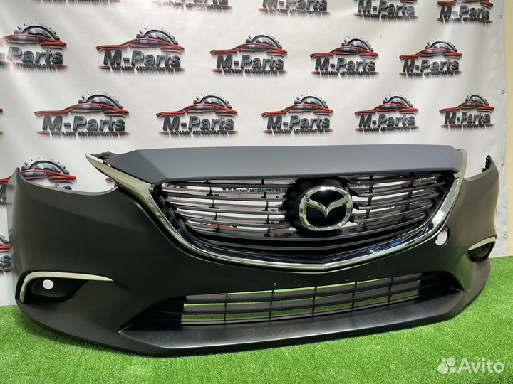 Бампер Mazda 6 gj 2015-2018 передний в сборе