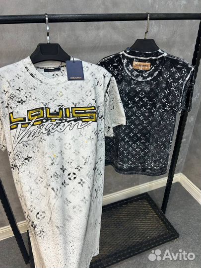 Футболка Louis Vuitton белая премиум качества