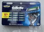 Gillette proglide США 12 картриджей