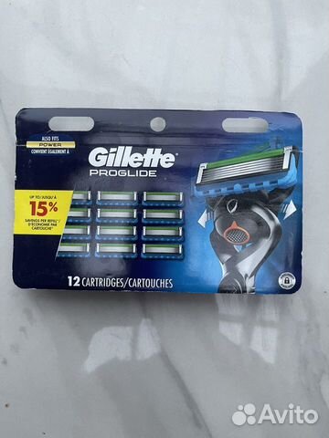 Gillette proglide США 12 картриджей объявление продам