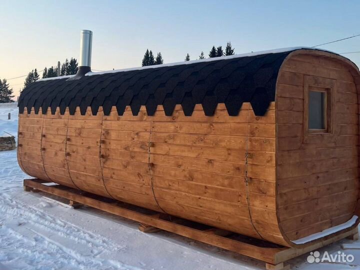 Бани-бочки квадро в наличии