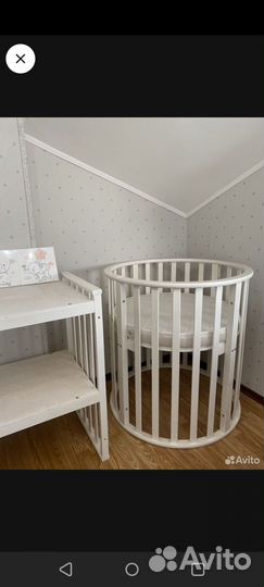 Детская кровать трансформер для новорожденных