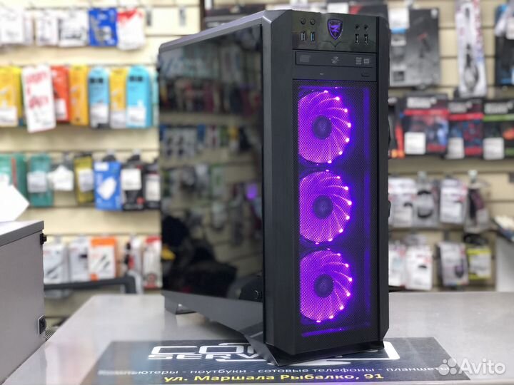 Компьютер Ryzen 5 16gb GTX 1070 8gb SSD HDD