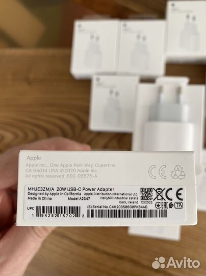Быстрая зарядка Apple USB-C 20W