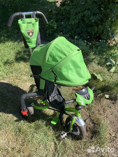 Детский трехколесный велосипед lamborghini