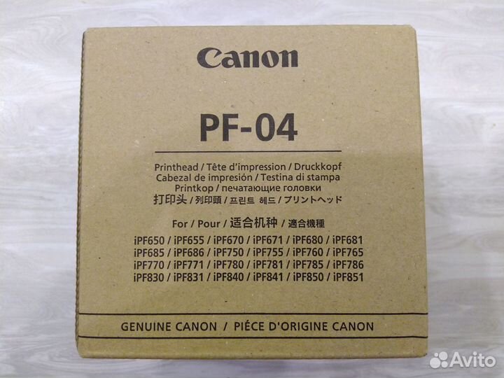 Печатающая головка Canon PF-04
