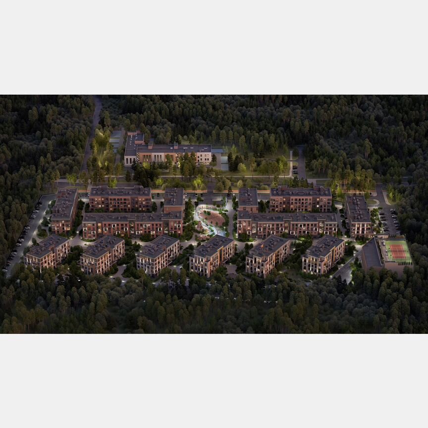 1-к. квартира, 45,7 м², 4/4 эт.