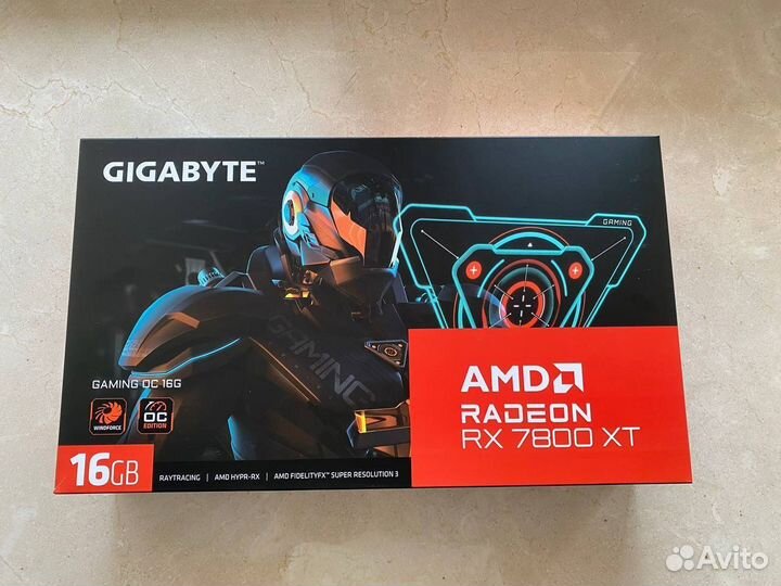 Gigabyte Rx 7800 xt gaming oc 16gb (Новая)