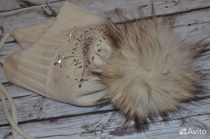 Зимняя шапочка для девочки