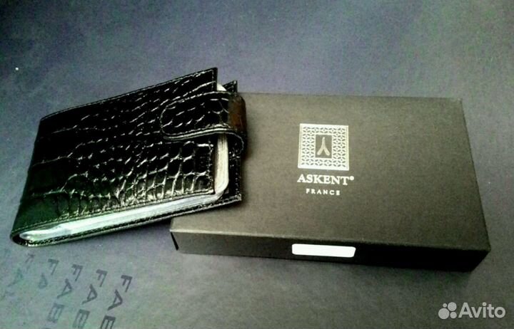 Визитница новая, кожа нат., в коробке