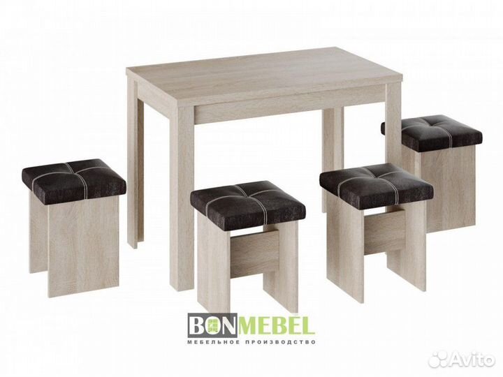 Обеденная группа тип 5 дуб сонома