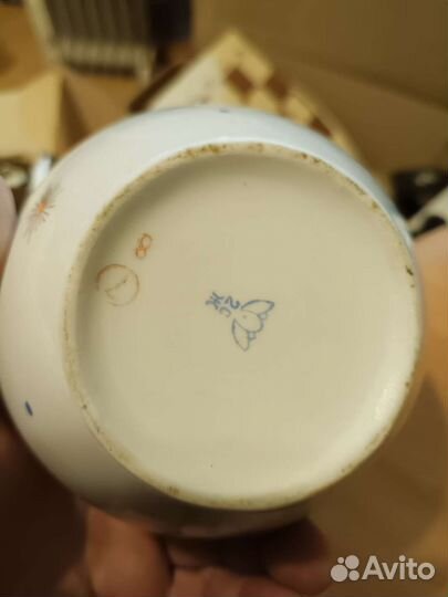 Сахарница фарфор СССР