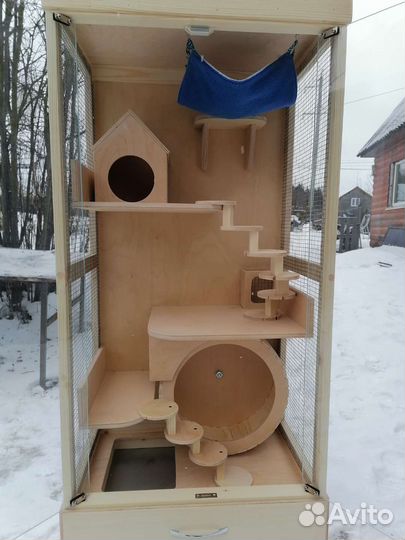 Витрина для шиншилл