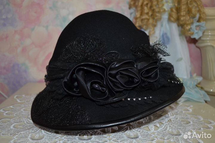 Шляпа чёрная, новая