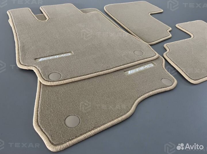 Коврики Mercedes-Benz CL C216 Бежевые