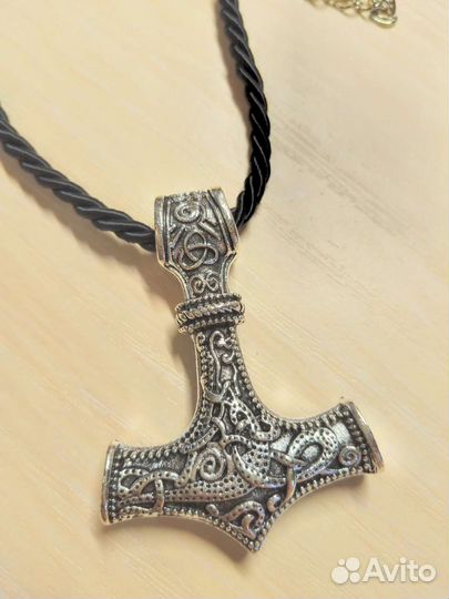 Молот Тора компас Викинга Скандинавский волк