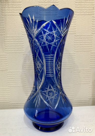 Ваза Цветной Хрусталь СССР