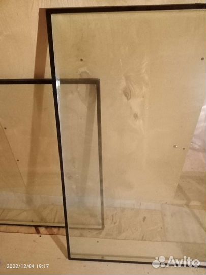 Стекло пакетом 2 шт. для пластиковых окон