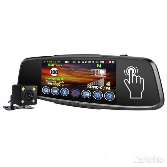 Регистратор с радар-детектором Playme vega touch