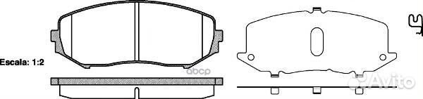 1225 02 5520065J00 колодки дисковые п Suzuki