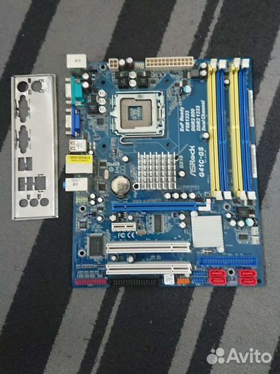 Материнская плата 775 Asrock G41C-GS Gigabyte AMD