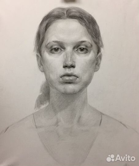 Портрет рисунок карандашом