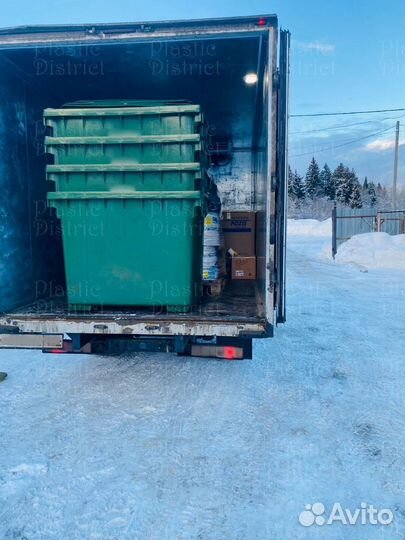 Мусорный евроконтейнер 1100л Ч2159