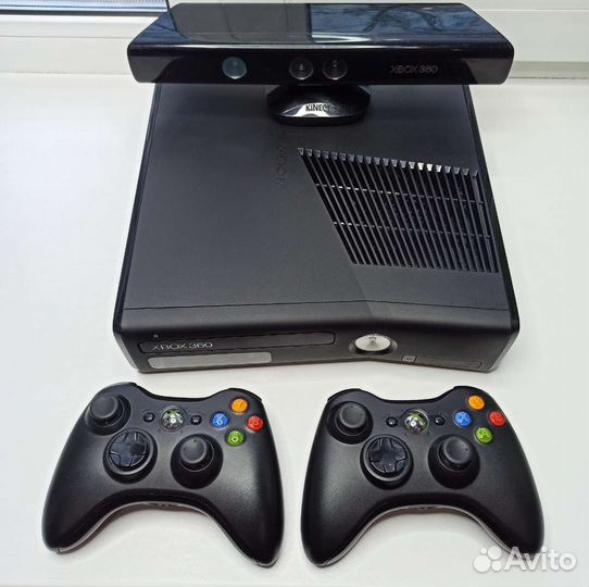 Freeboot Aurora Xbox 360 1Тб+180игр+2геймпада