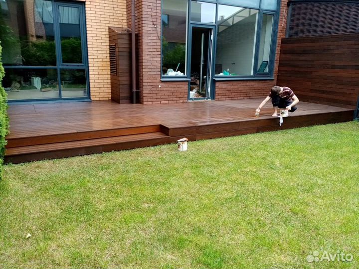 Террасная доска из термодерева
