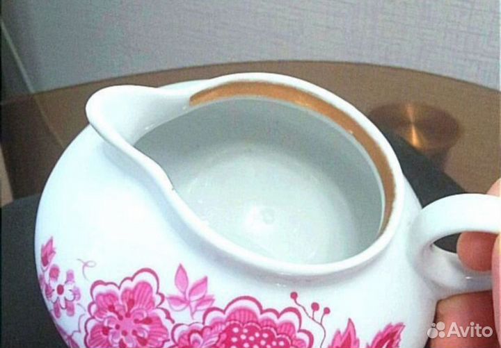 Молочник сливочник Дулево Коростень фарфор СССР