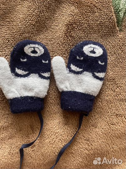 Детские варежки перчатки