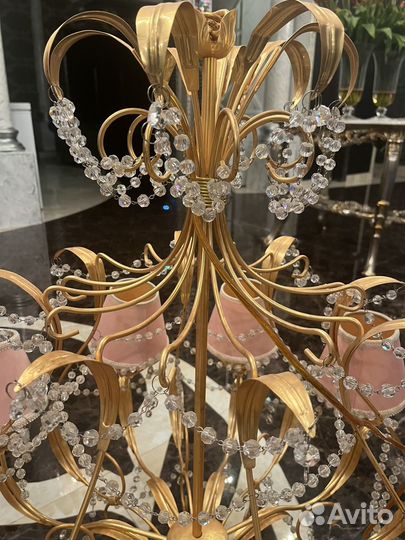 Люстра большая бу