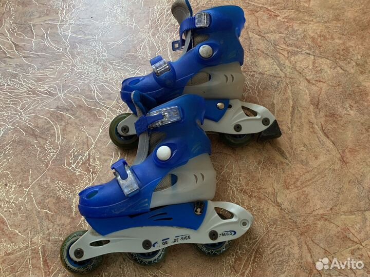 Роликовые коньки детские раздвижные